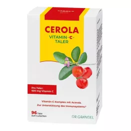 CEROLA Vitamin C Taler Grandel, 96 stk