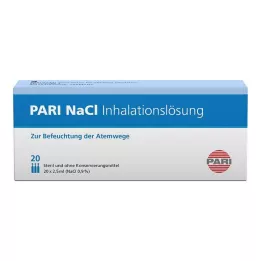 PARI Ampuller med NaCl inhalasjonsløsning, 20X2,5 ml