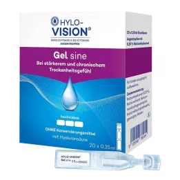 HYLO-VISION Gel sinus enkeltdosepipetter, 20X0,35 ml