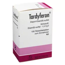 TARDYFERON Tabletter med forsinket frigivelse, 100 stk