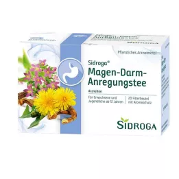 SIDROGA Gastrointestinalstimulerende tefilterposer, 20X2,0 g