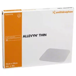 ALLEVYN Tynn 10x10 cm tynn sårbandasje, 5 stk