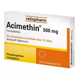ACIMETHIN Filmdrasjerte tabletter, 25 stk