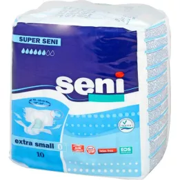 SUPER SENI Pluss inkontinensbukse natt f.E.Gr.0 XS, 12X10 stk