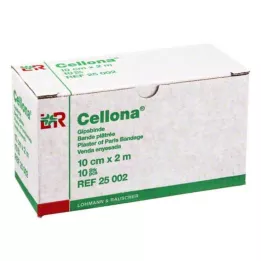 CELLONA Gipsbandasjer 10 cmx2 m, 2X5 stk
