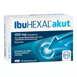 IBUHEXAL akutt 400 filmdrasjerte tabletter, 50 stk