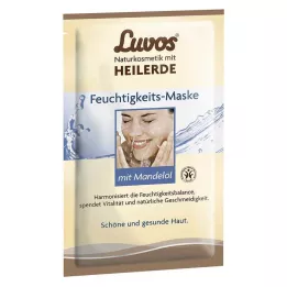 LUVOS Naturlig kosmetikk med helbredende leire fuktighetsmaske, 2X7,5 ml