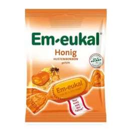 EM-EUKAL Godteri honning fylt med sukker, 75 g