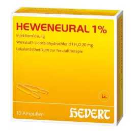 HEWENEURAL 1 % ampuller, 10X2 ml
