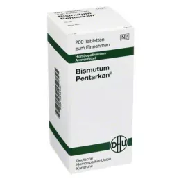 BISMUTUM PENTARKAN Tabletter, 200 stk