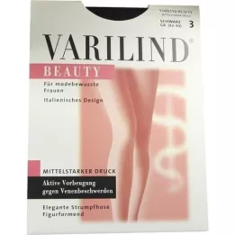 Varilind Beauty Pantyhose Black Gr. 3, 1 stk