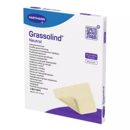GRASSOLIND salve komprimerer 10x10 cm steril, 10 stk