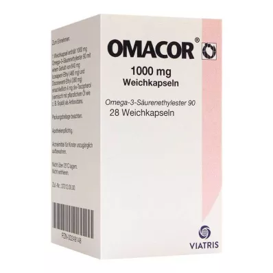 OMACOR 1000 mg myke kapsler, 28 stk OMACOR 1000 mg myke kapsler, 28 stk