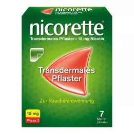 NICORETTE TX Plaster 15 mg, 7 stk