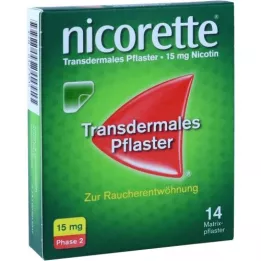 NICORETTE TX Pflaster 15 mg, 14 stk