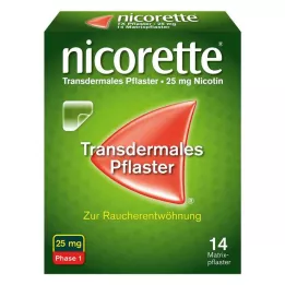 NICORETTE TX Plaster 25 mg, 14 stk