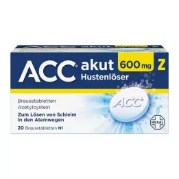 ACC akutt 600 Z hoste slimløsende brusetabletter, 20 stk