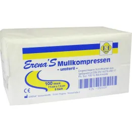 Erena ikke-steril gasbind kompress 7,5, 100 stk