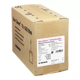 URO TAINER Klorheksidinløsning, 10x100 ml