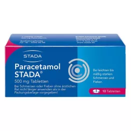PARACETAMOL STADA 500 mg tabletter, 10 stk