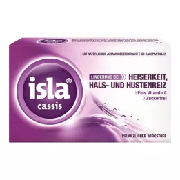 ISLA CASSIS Pastiller, 60 stk