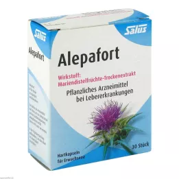 ALEPAFORT Milk Thistle harde kapsler, 30 stk