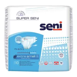 SUPER SENI Inkontinensbukse størrelse XS, 10 stk