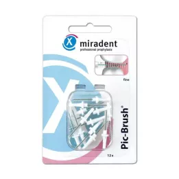 Miradent Interdental Pensel Pic-Pensel Fin Hvit, 12 stk