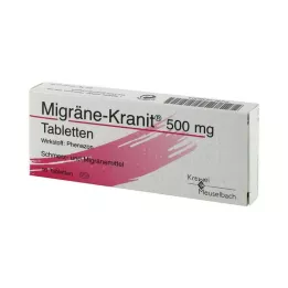 MIGRÄNE KRANIT 500 mg tabletter, 10 stk