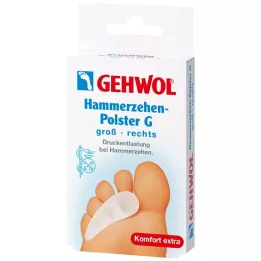 GEHWOL Polymer Gel Hammer Toe Pad G høyre, 1 stk