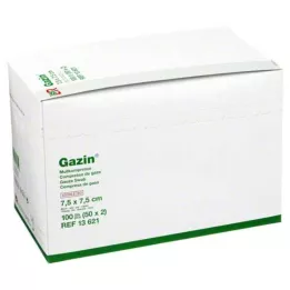 GAZIN Gasbind komp.7,5x7,5 cm steril 8-lags, 50X2 stk