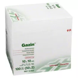 GAZIN Gasbind komp.10x10 cm steril 8-lags, 50X2 stk