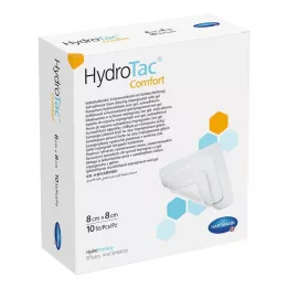 HYDROTAC Comfort Foam Association 8x8 cm Sterile, 10 stk