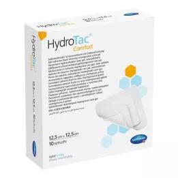 HYDROTAC Comfort Foam Association 12,5x12,5 cm steril, 10 stk