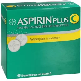 Aspirin Pluss c brusende tabletter, 40 stk