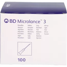 BD MICROLANCE Kanyle 24 G 1 0,55x25 mm, 100 stk