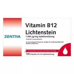 VITAMIN B12 1000 μg Lichtenstein-ampuller, 100X1 ml