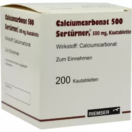 Kalsiumkarbonat 500, 200 stk