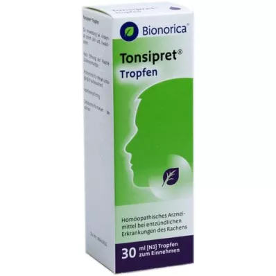 TONSIPRET dråper, 30 ml