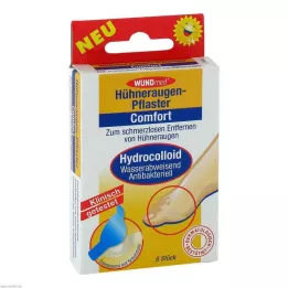 HÜHNERAUGENPFLASTER Comfort hydrokolloid, 6 stk
