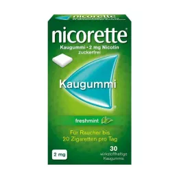 NICORETTE 2 mg freshmint tyggegummi, 30 stk