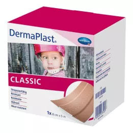 DERMAPLAST CLASSIC Sårplaster 8 cmx5 m, 1 stk
