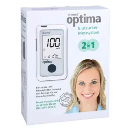 Diamet optima blodsukkermålesystem 2-i-1 (1 stk)