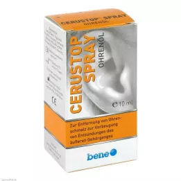 CERUSTOP Øreoljespray, 10 ml