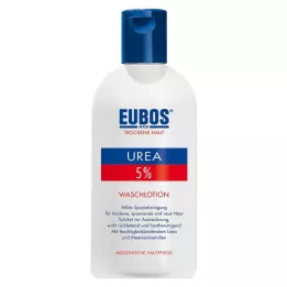 EUBOS TROCKENE Hudurea 5 % vaskelotion, 200 ml