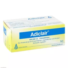 ADICLAIR Filmdrasjerte tabletter, 100 stk