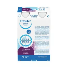 FRESUBIN ENERGY DRINK Drikkeflaske for skogsfrukt, 4X200 ml