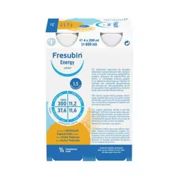 FRESUBIN ENERGY DRINK Multifruit drikkeflaske 6X4X200 ml
