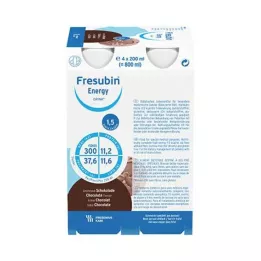 FRESUBIN ENERGY DRINK Sjokolade drikkeflaske 6X4X200 ml