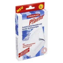 Plaster med aluminiumsgasslip, 3 stk